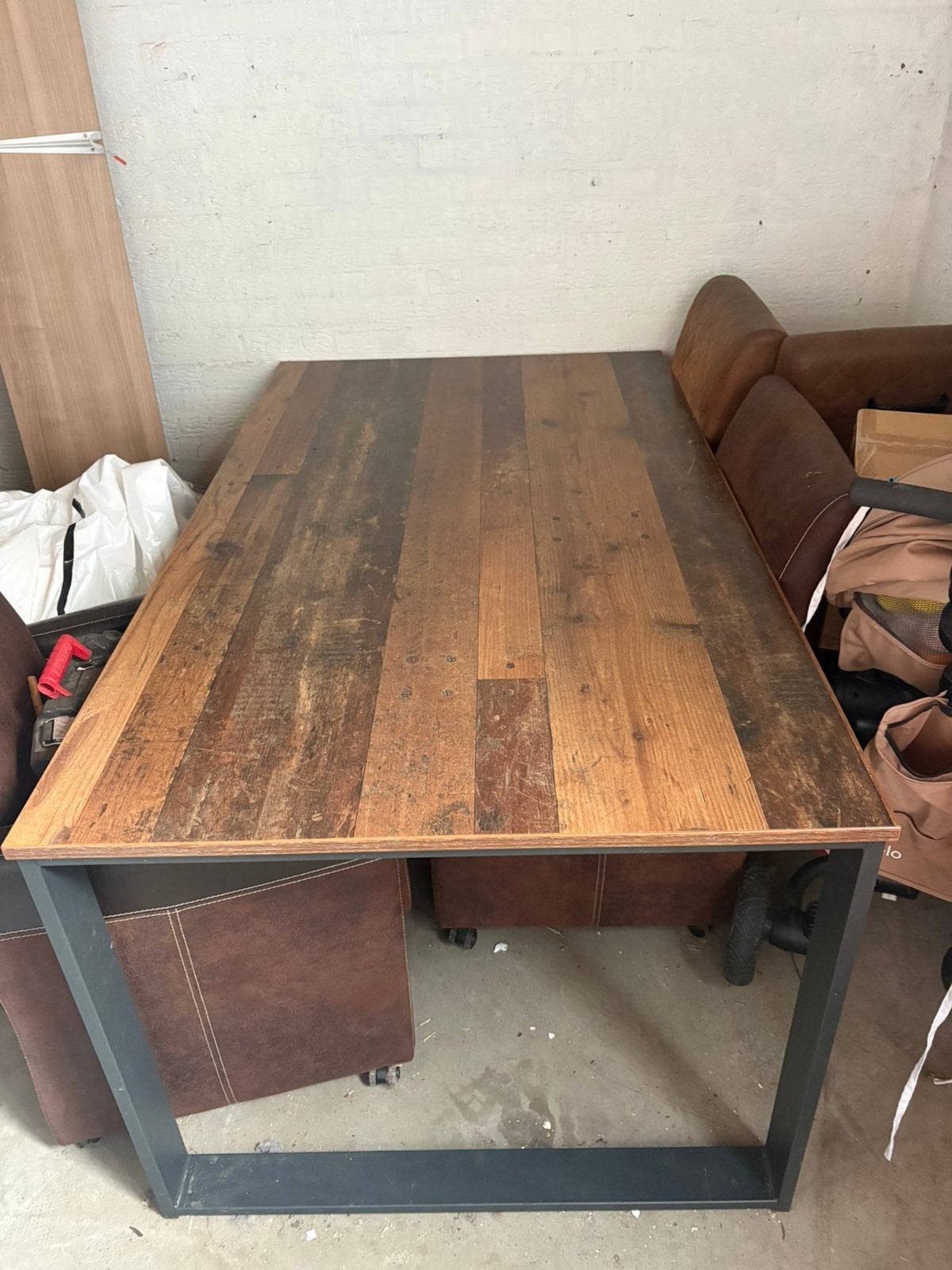 Houten tafel, Huis en Inrichting, Ophalen of Verzenden, Zo goed als nieuw, Rechthoekig, 50 tot 100 cm