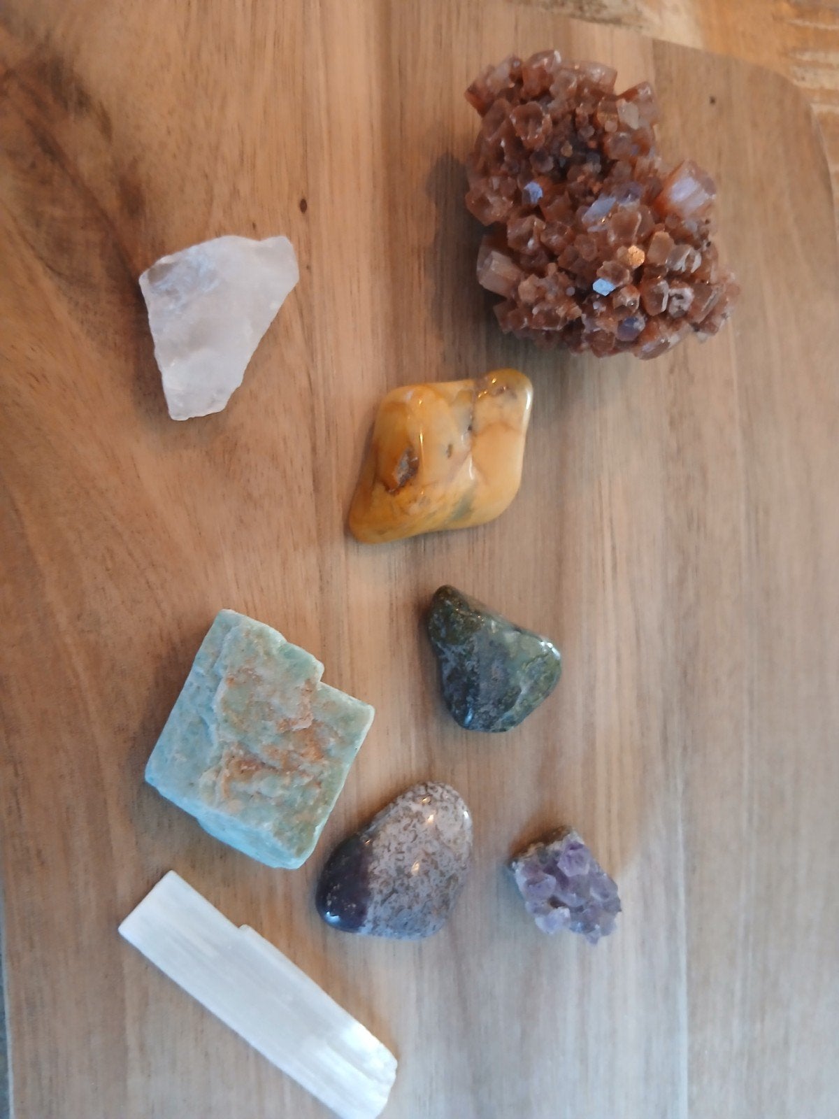 Diverse collectie ruwe en getrommelde edelstenen, Sieraden, Tassen en Uiterlijk, Ophalen of Verzenden, Zo goed als nieuw