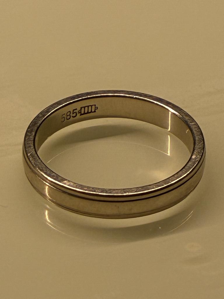 Klassieke 14k gouden ring (585) – 5 gr - Tijdloos model, Sieraden, Tassen en Uiterlijk, Ringen, Gebruikt, 19 tot 20, Heer, Ophalen of Verzenden