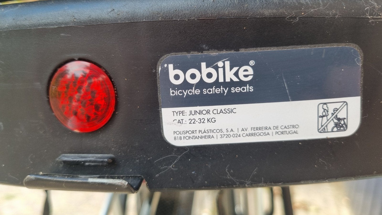 Bobike Junior Classic Kinderzitje - Achterzitje, Fietsen en Brommers, Fietsaccessoires | Fietsstoeltjes, 15 t/m 25 kg, Ophalen of Verzenden