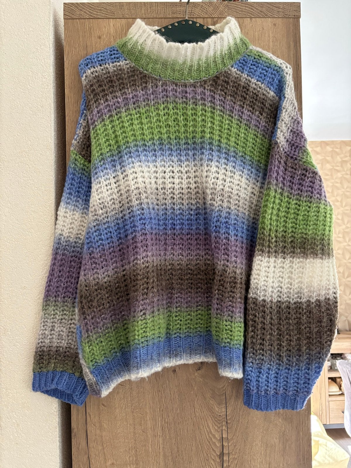 Dames trui Anna Blue maat 42 - kleurrijk en comfortabel, Kleding | Dames, Ophalen of Verzenden, Gedragen, Maat 42/44 (L), Meerkleurig