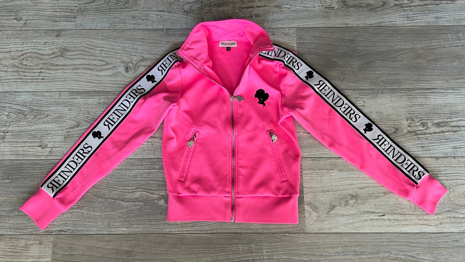 Reinders fel roze vest/trainingsjasje XXS (maat 158-164), Kinderen en Baby's, Kinderkleding | Maat 164, Ophalen, Zo goed als nieuw