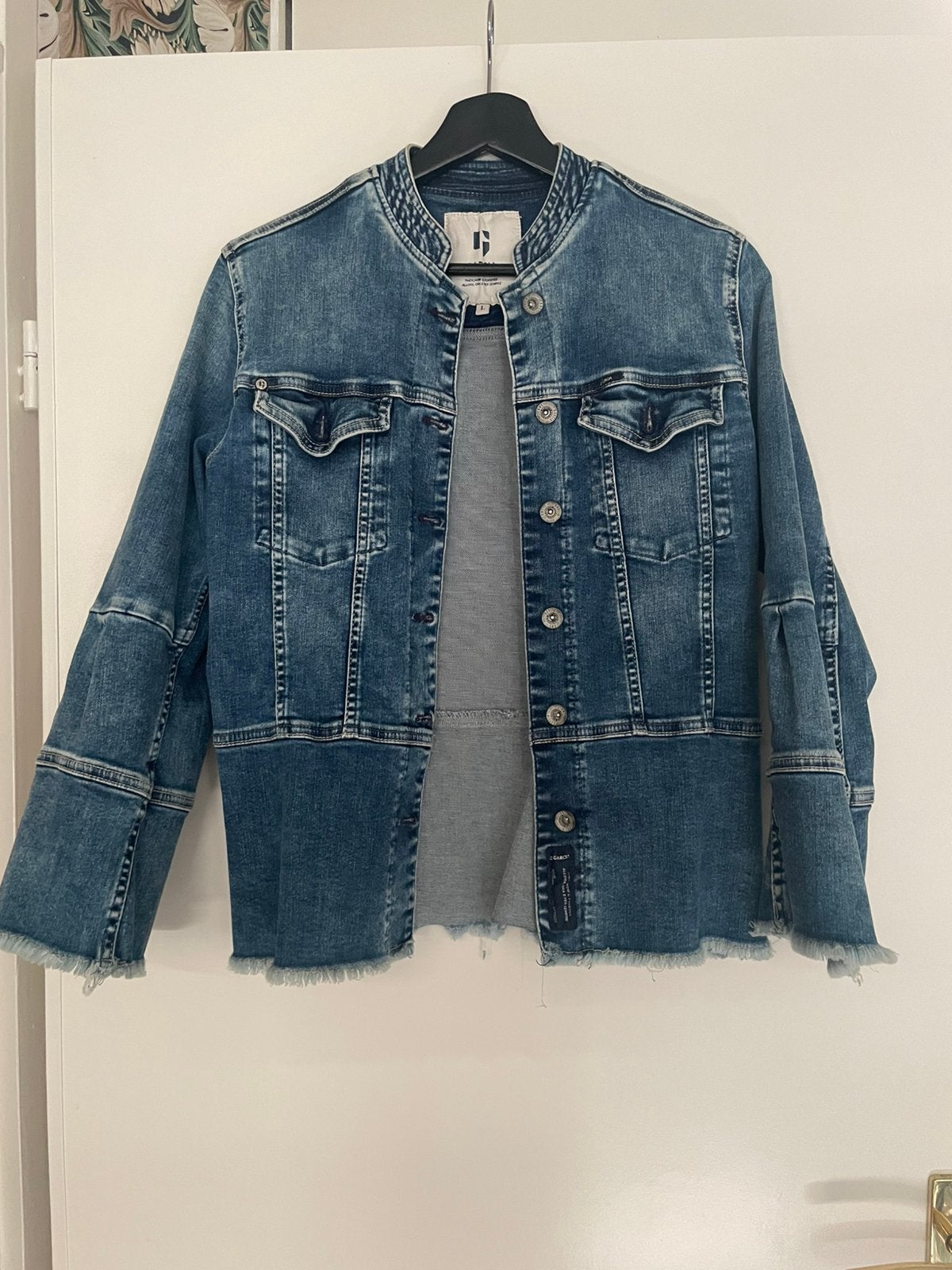 Spijkerjack, L!, Verzenden, Nieuw, Maat 42/44 (L), Blauw
