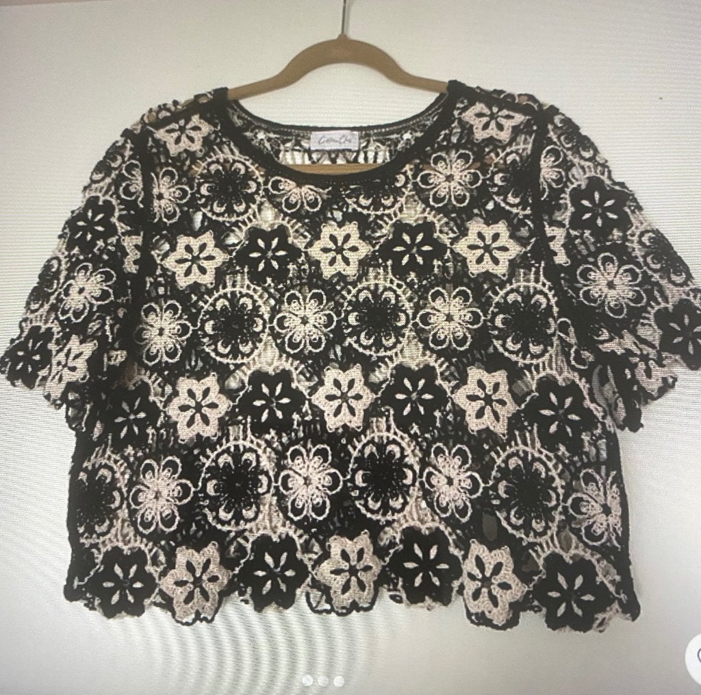 Mooie nieuwe crop top maat L cotton club, Maat 42/44 (L), Nieuw, Ophalen of Verzenden, Korte mouw