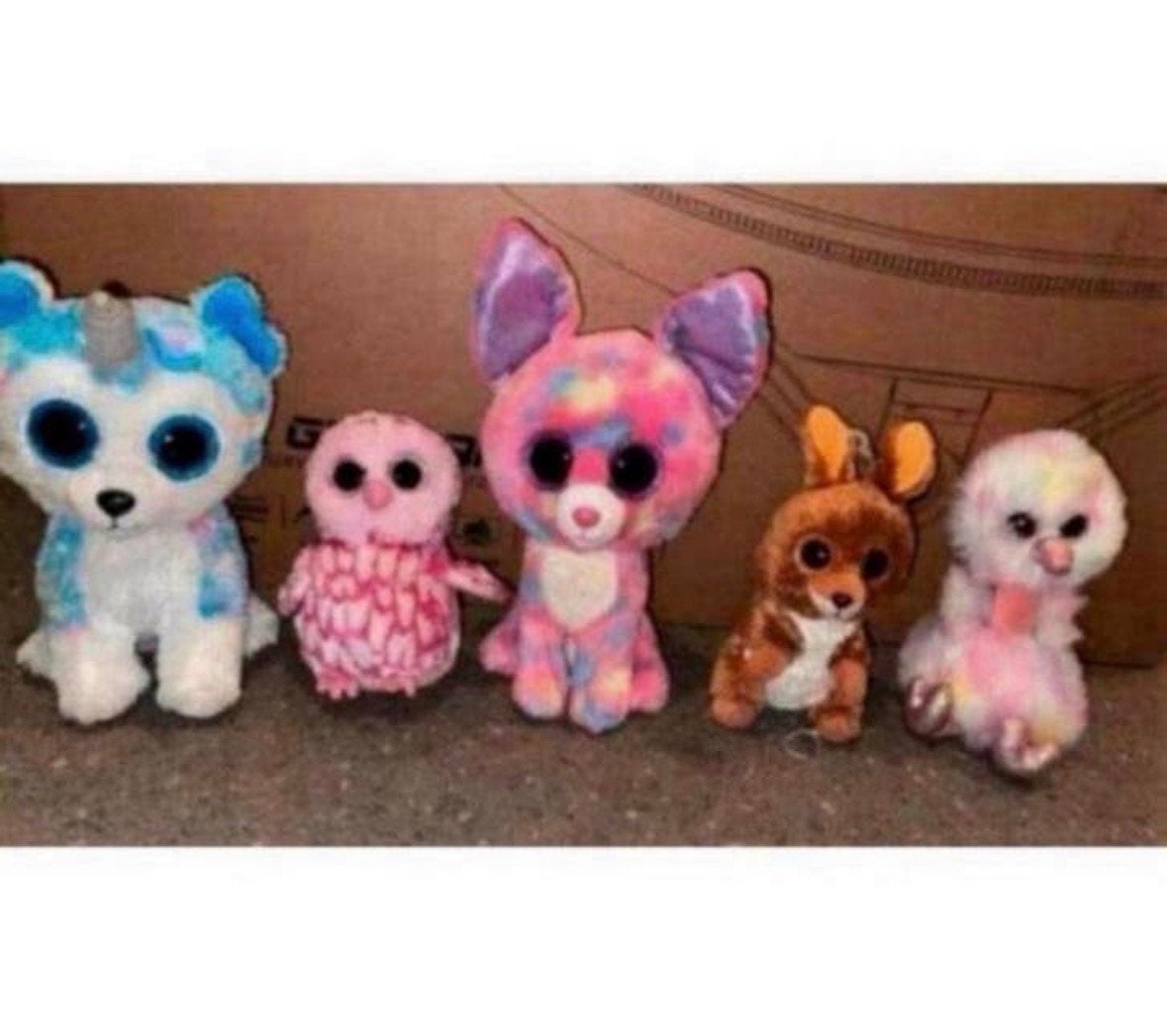 Leuke Ty Beanie Boo's knuffels - Diverse dieren, Eenhoorn, Overige karakters, Ophalen of Verzenden, Zo goed als nieuw