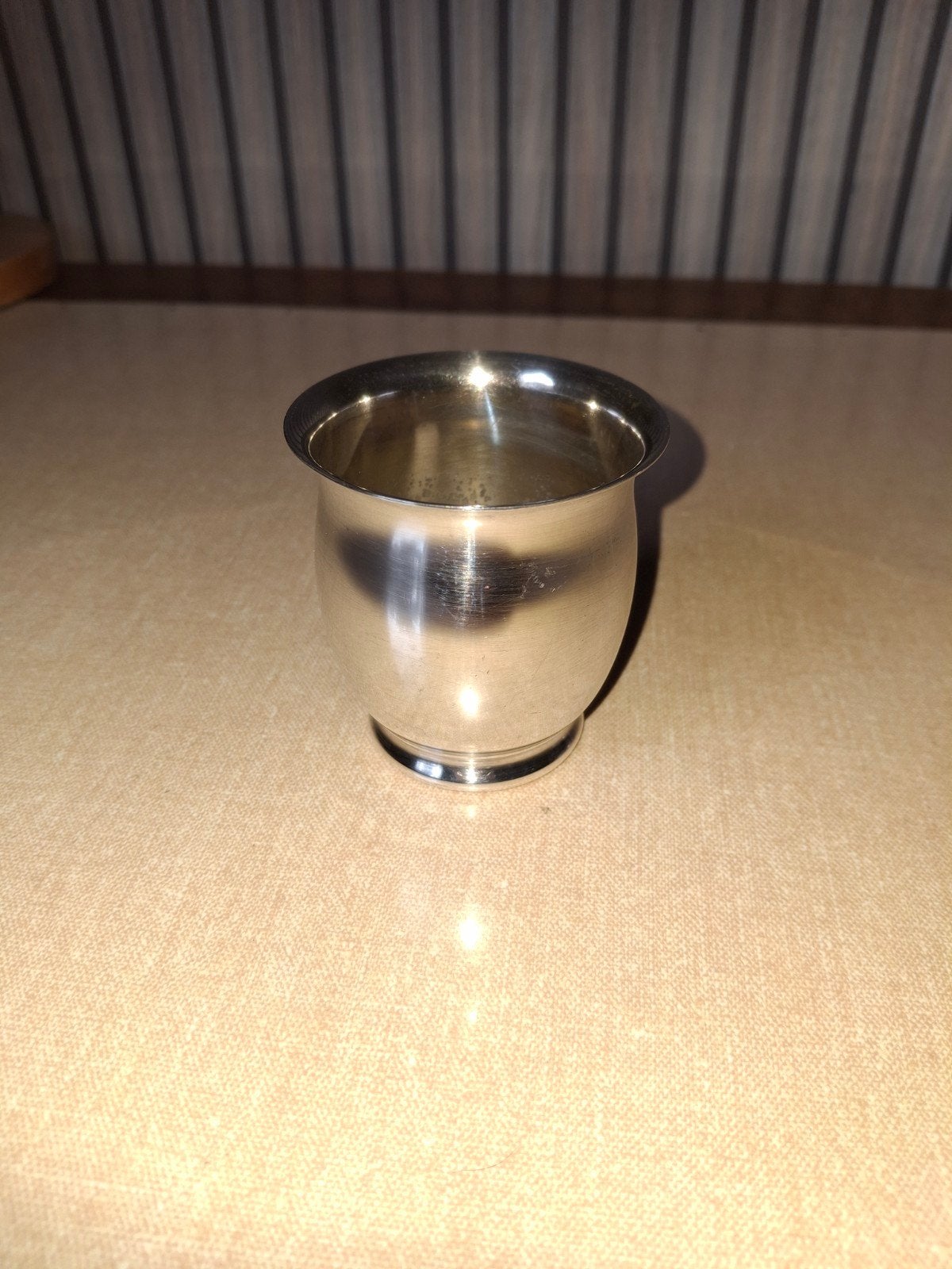 Verzilverde beker, Antiek en Kunst, Ophalen of Verzenden, Zilver