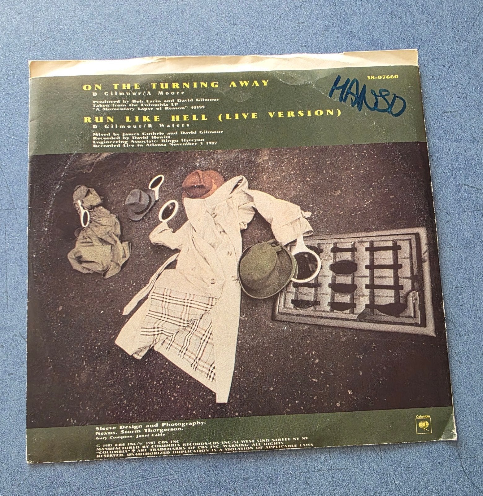 singeltje Pink Floyd / On the Turning Way izgst, 7 inch, Ophalen of Verzenden, Zo goed als nieuw, Rock en Metal
