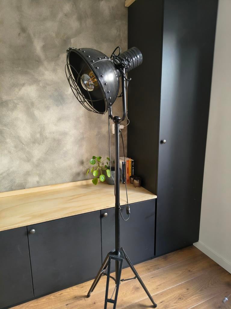 Vloerlamp industrieel, Ophalen, 150 tot 200 cm