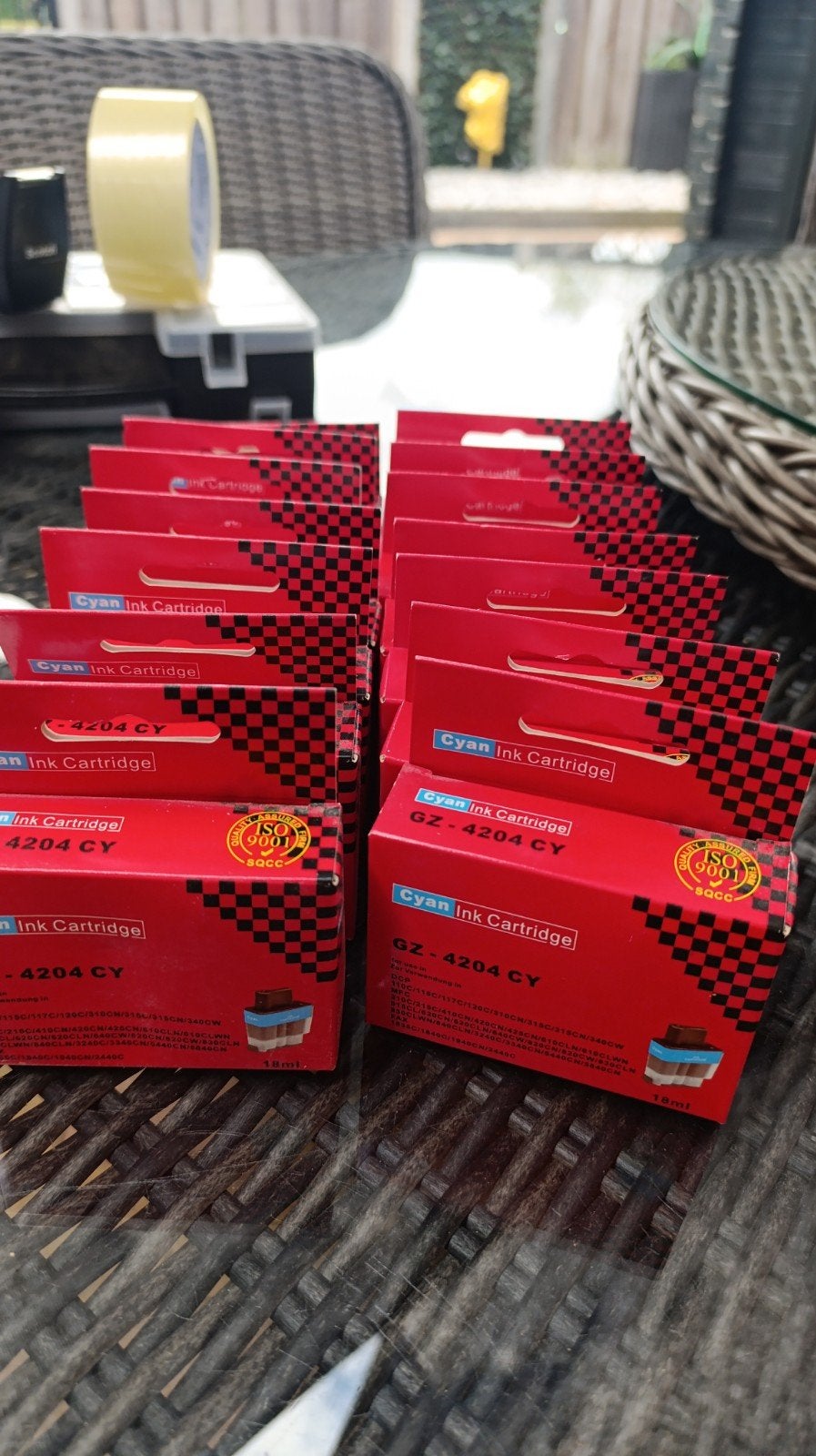 14x Nieuwe Cyan Ink Cartridge GZ-4204CY, Ophalen of Verzenden, Nieuw, Cartridge, Onbekend