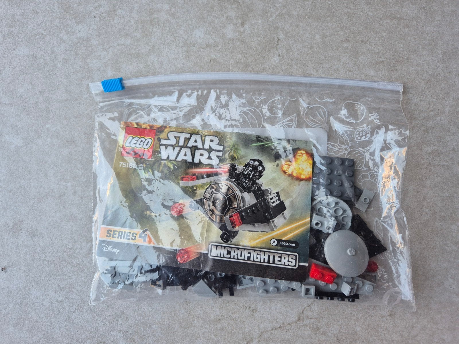 LEGO Star Wars 75161 TIE Striker Microfighter 100% compleet, Star Wars, Lego, Ophalen of Verzenden, Zo goed als nieuw