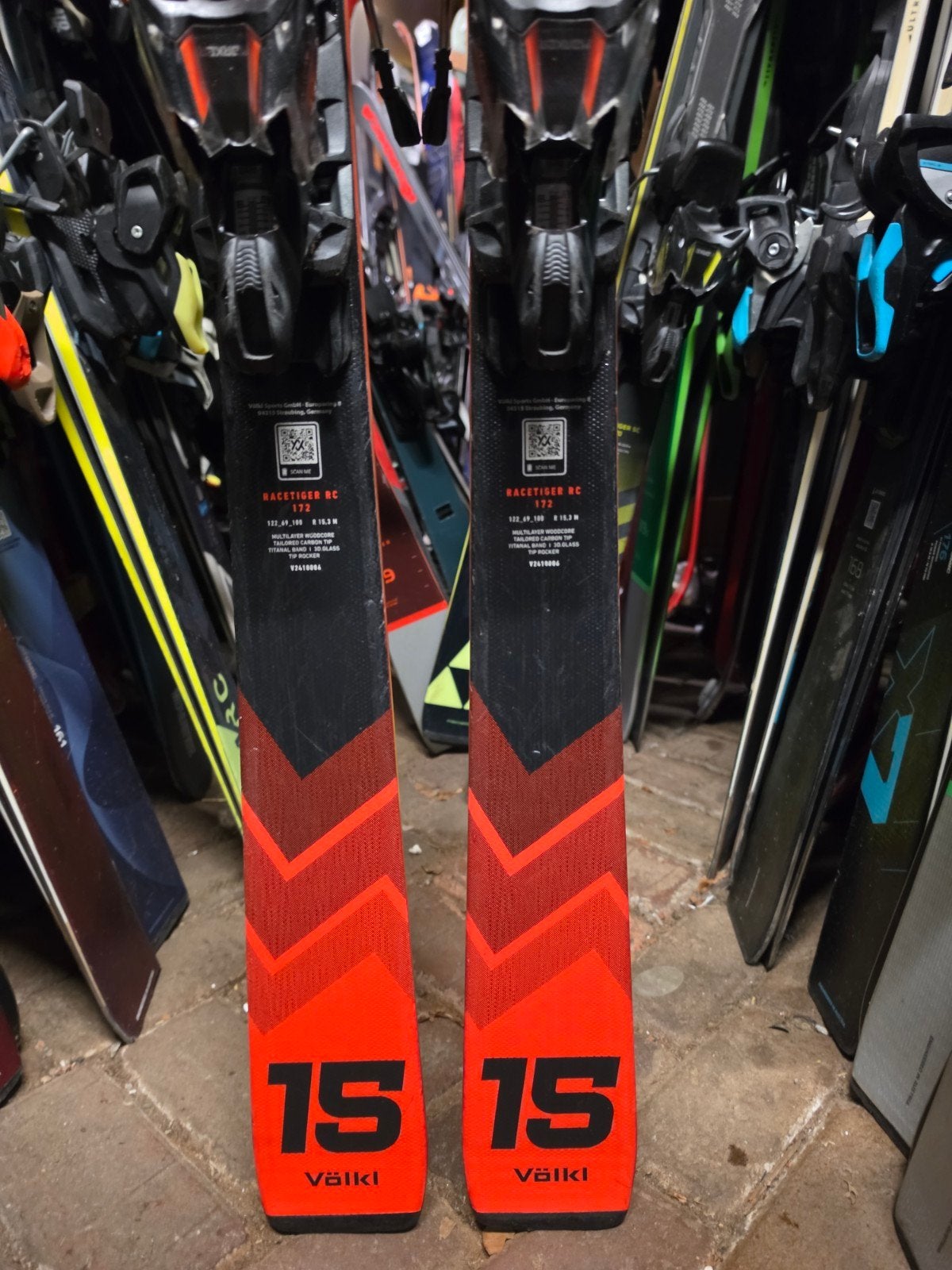 172cm VOLKL RACETIGER RC 880€ 2025 GEVORDERD TOP SKI, Overige merken, 160 tot 180 cm, Gebruikt, Q