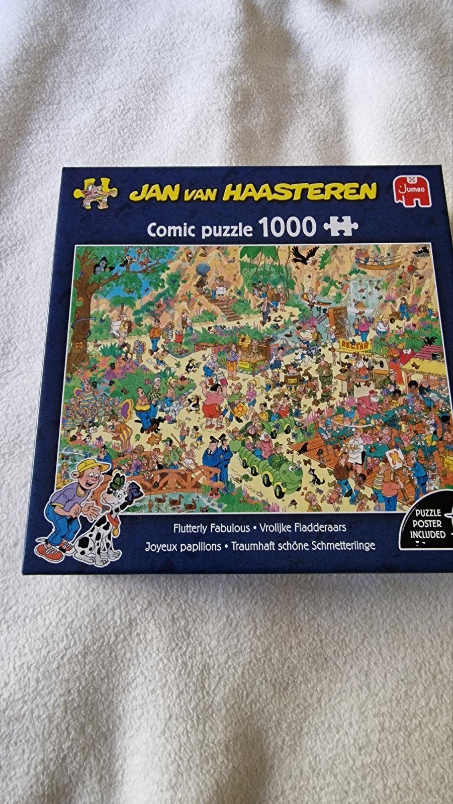 Jan van Haasteren  de vrolijke fladderaars, Ophalen, 500 t/m 1500 stukjes, Zo goed als nieuw, Legpuzzel