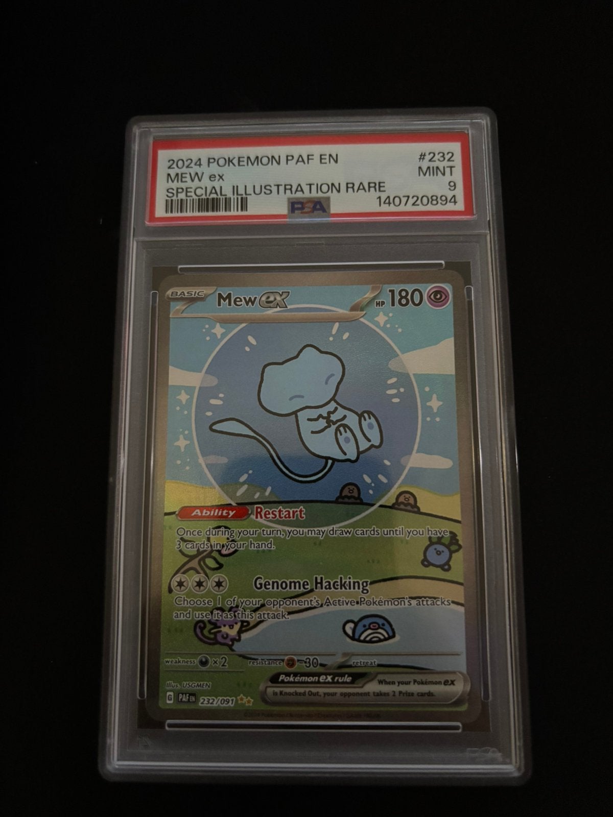 Bubble Mew SIR PSA 9, Ophalen of Verzenden, Zo goed als nieuw