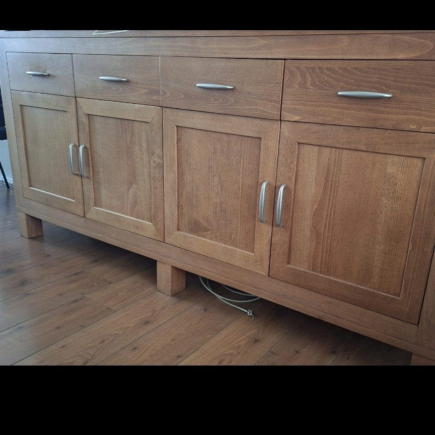 Houten Dressoir / Opbergkast met 4 Laden en 4 Deuren, Huis en Inrichting, Kasten | Dressoirs, Ophalen of Verzenden