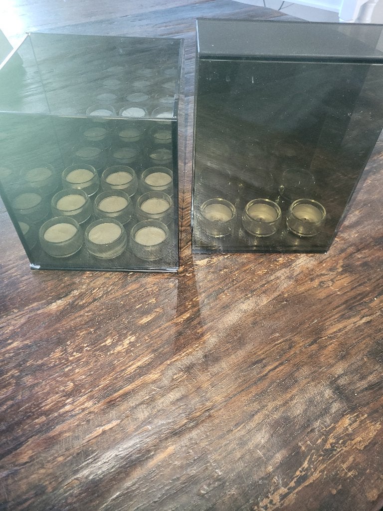 Waxinelichtje sfeerverlichting houders, Ophalen