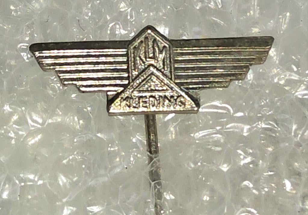 Vintage KLM Kleding Speldje, Ophalen of Verzenden, Gebruikt, Transport, Speldje of Pin