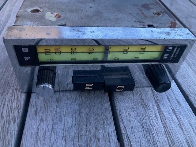 Vintage Continental Edison Autoradio - Klassieke Auto Radio, Auto diversen, Ophalen of Verzenden, Gebruikt