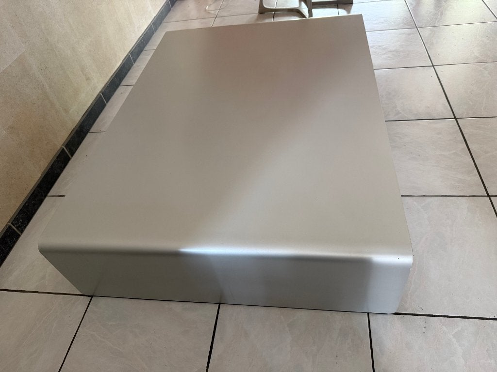 MDF Italia salontafel, 100 tot 150 cm, Zo goed als nieuw, Metaal, Modern