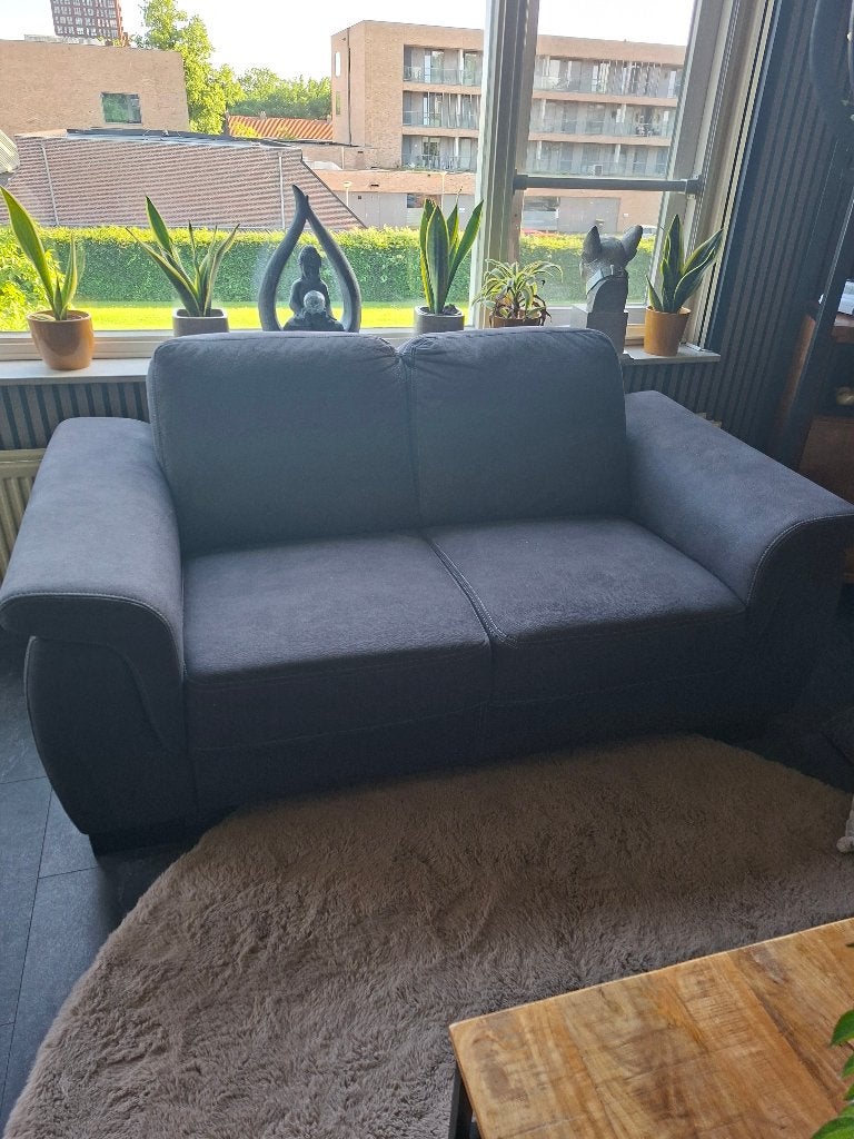 2 zitbankje antraciet grijs, Huis en Inrichting, Ophalen, 150 tot 200 cm, Tweepersoons, 75 tot 100 cm