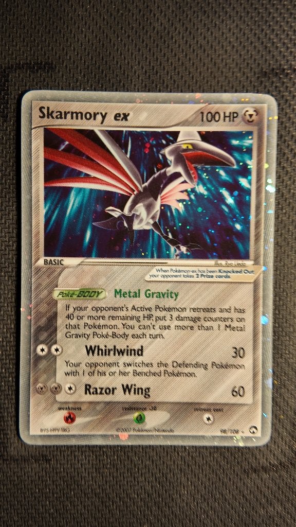Skarmory ex 98 Power Keepers | Pokemon kaart, Ophalen, Zo goed als nieuw, Losse kaart, Foil