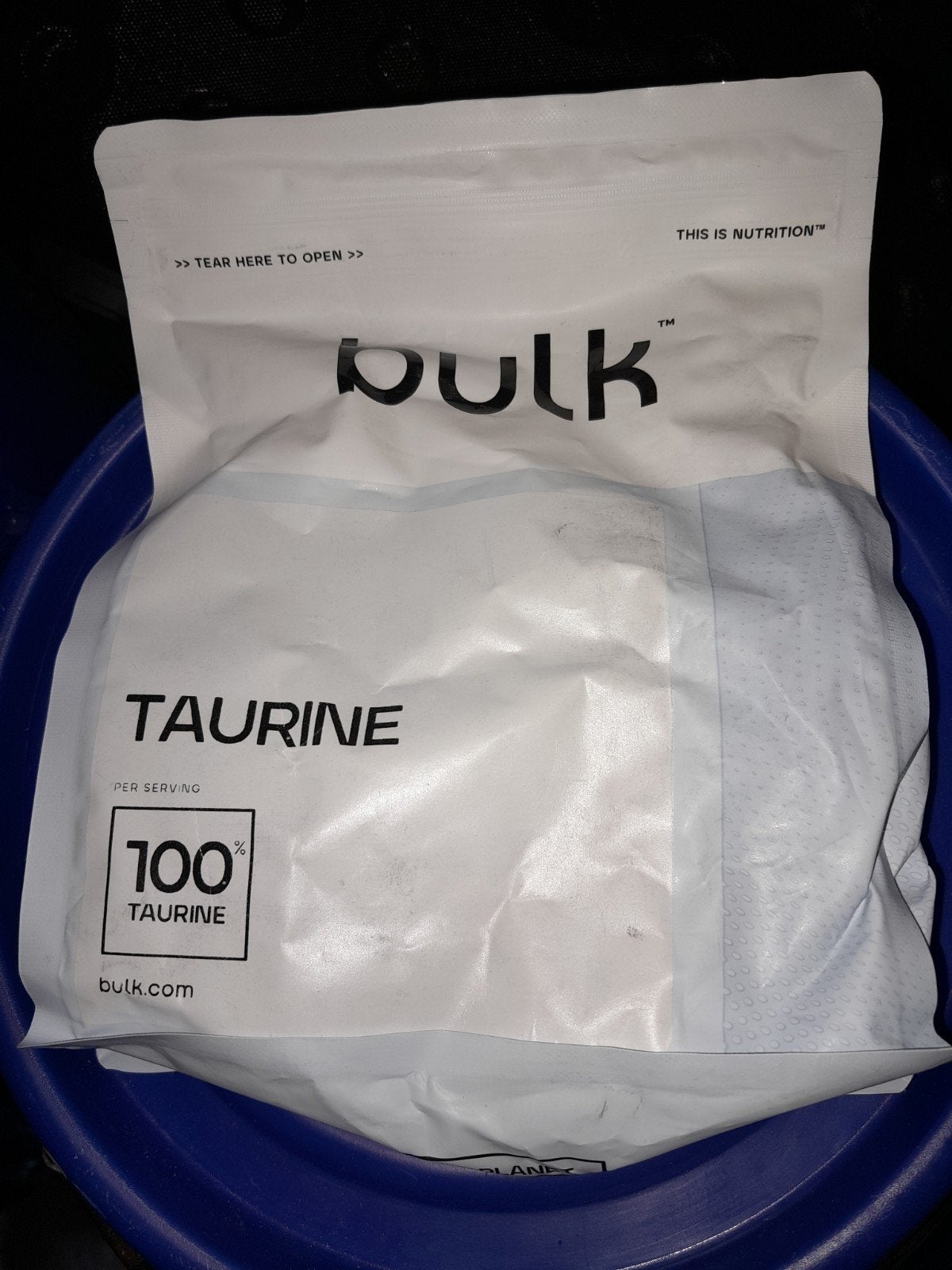 Bulk Taurine Poeder 500g - Nieuw en Ongeopend 20st, Ophalen of Verzenden, Nieuw, Poeder of Drank