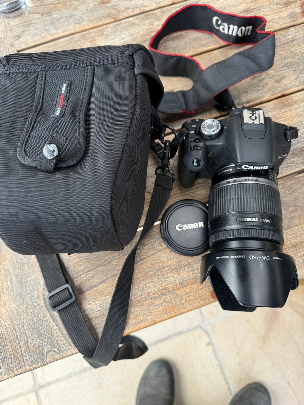 Canon 500D incl 18-200mm lens en tas, Ophalen, Spiegelreflex, Canon, Zo goed als nieuw