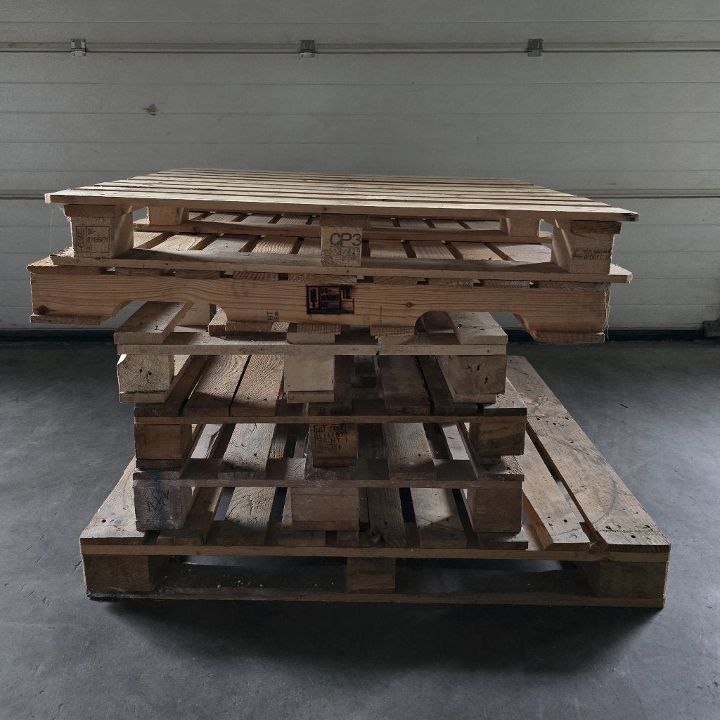 Pallets 6 stuks, Ophalen, Gebruikt, Minder dan 25 mm, Minder dan 200 cm