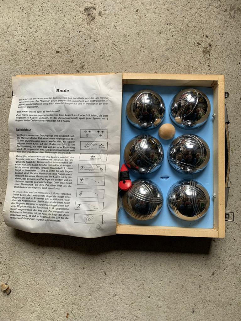 Te koop Jeu de boules (zilver), Ophalen, Zo goed als nieuw