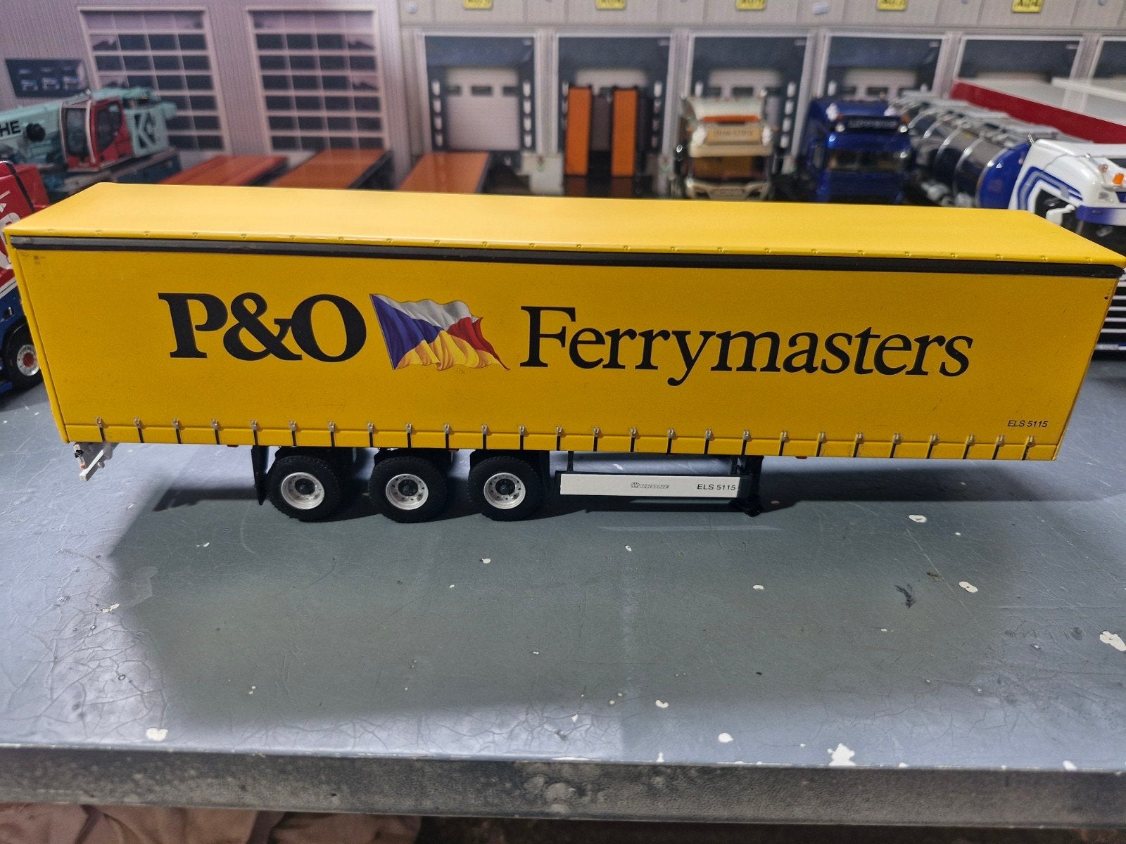 Huiftrailer wsi  p&o, Ophalen of Verzenden, Zo goed als nieuw, Bus of Vrachtwagen, Wsi