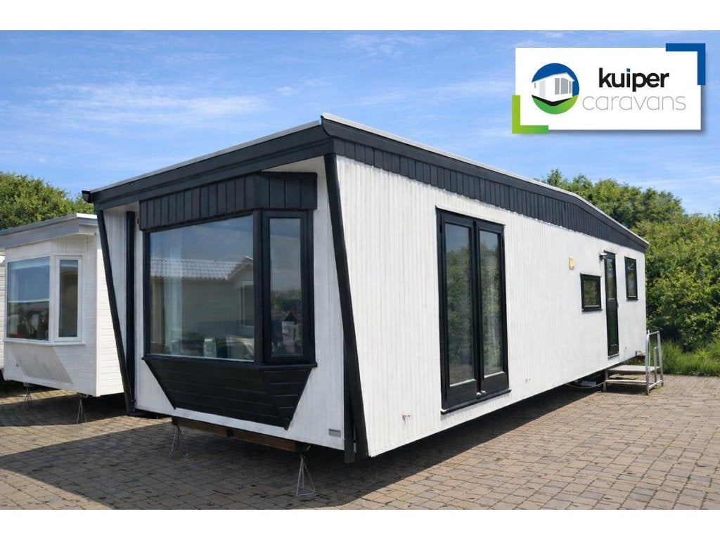 Chalet | dubbelglas | kunststof buitenbekleding, Caravans en Kamperen, Stacaravans, Tot en met 4