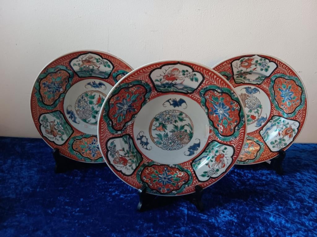 Antieke Aziatische Borden, Antiek en Kunst, Ophalen of Verzenden