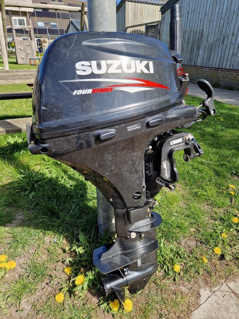 15pk Kortstaart Suzuki buitenboordmotor - Four Stroke, Ophalen, 10 tot 30 pk, Gebruikt, Viertaktmotor