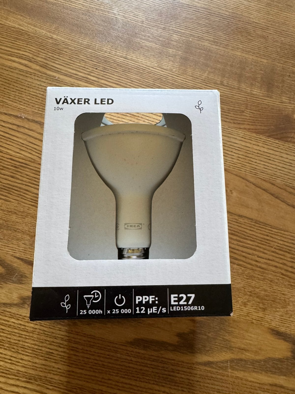 Led lampen groeilamp voor planten, Ophalen, Led-lamp, E27 (groot), Zo goed als nieuw