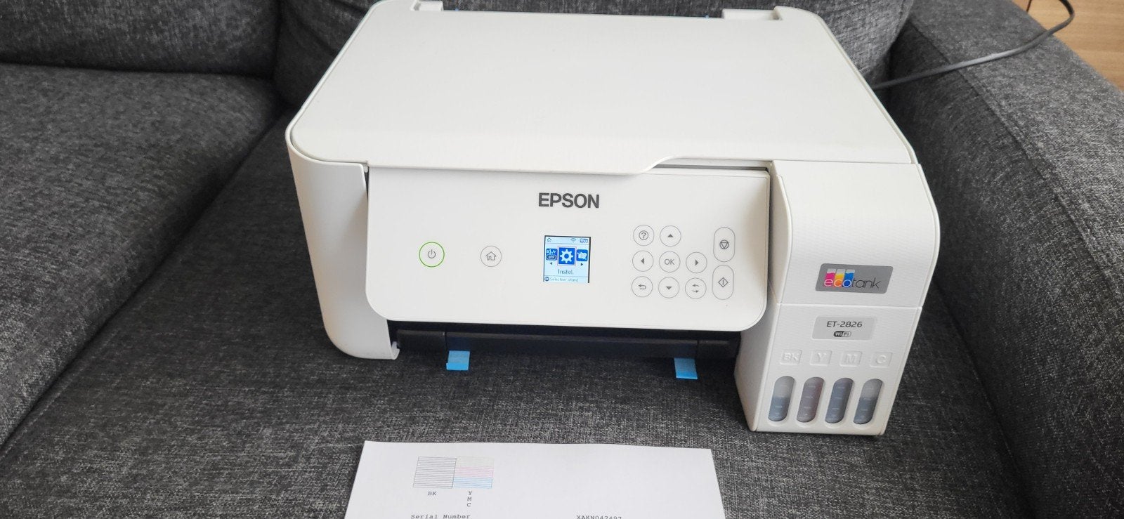 Epson EcoTank ET-2826 All-in-One Inkjetprinter, Gebruikt, All-in-one, Draadloos, Ophalen of Verzenden
