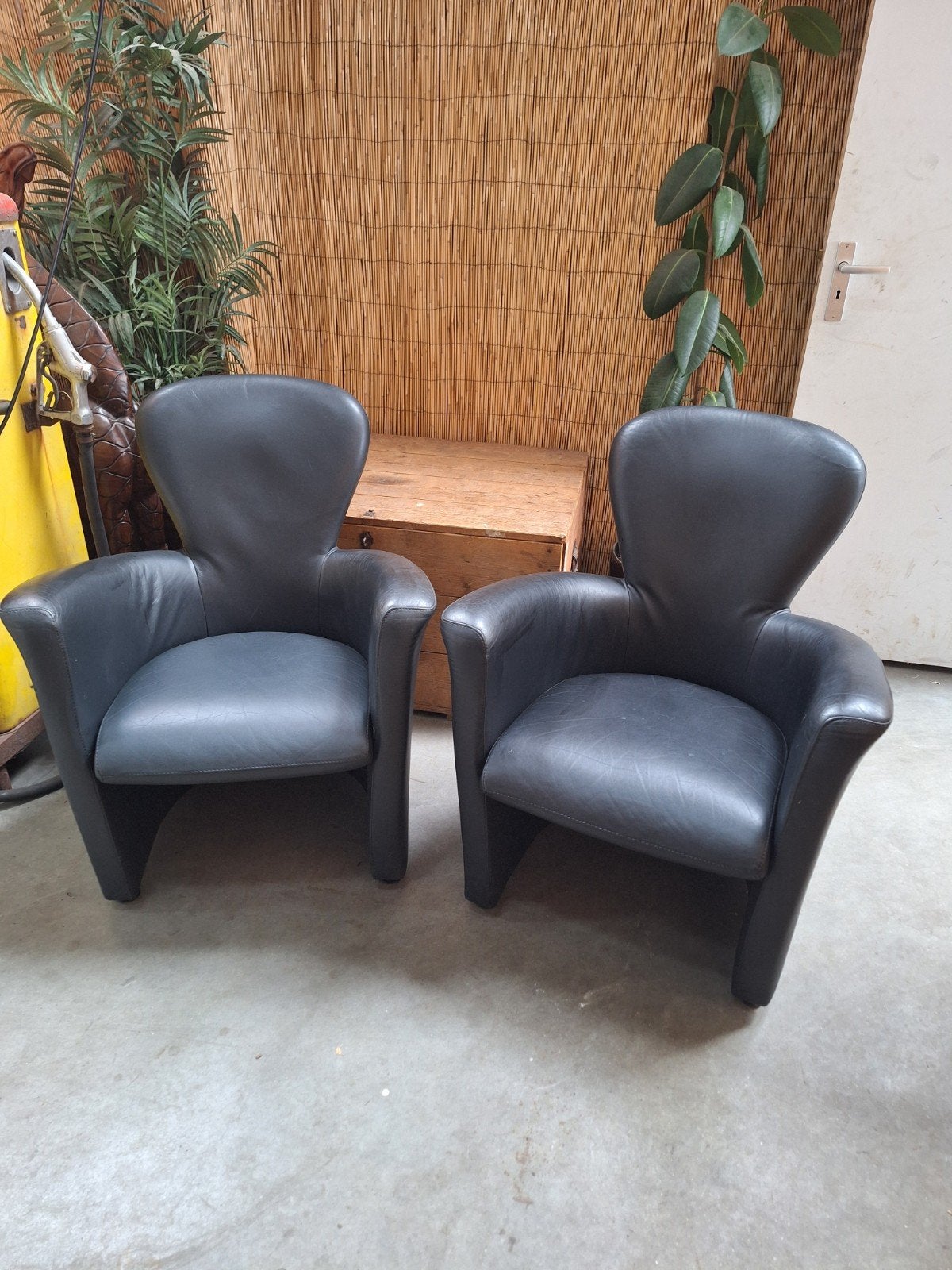 2 leolux amphora fauteuils, Ophalen, Gebruikt, 75 tot 100 cm, 50 tot 75 cm