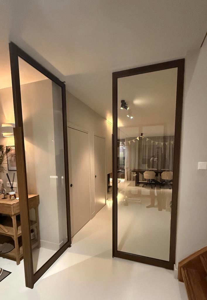Te koop: 2 luxe taatsdeuren van Woodlux – showroomstaat, Ophalen, 80 tot 100 cm, 215 cm of meer, Binnendeur