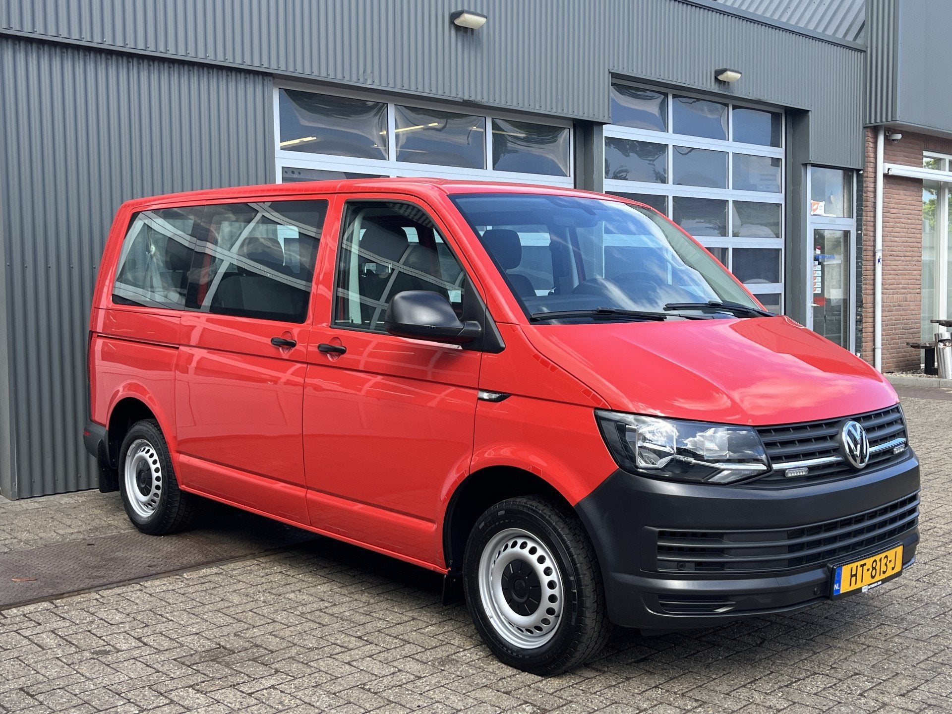 Volkswagen Transporter Kombi 2.0 TDI L1H1 Euro 6 Airco Cruis, Auto's, Voorwielaandrijving, Stof, Gebruikt, 150 pk