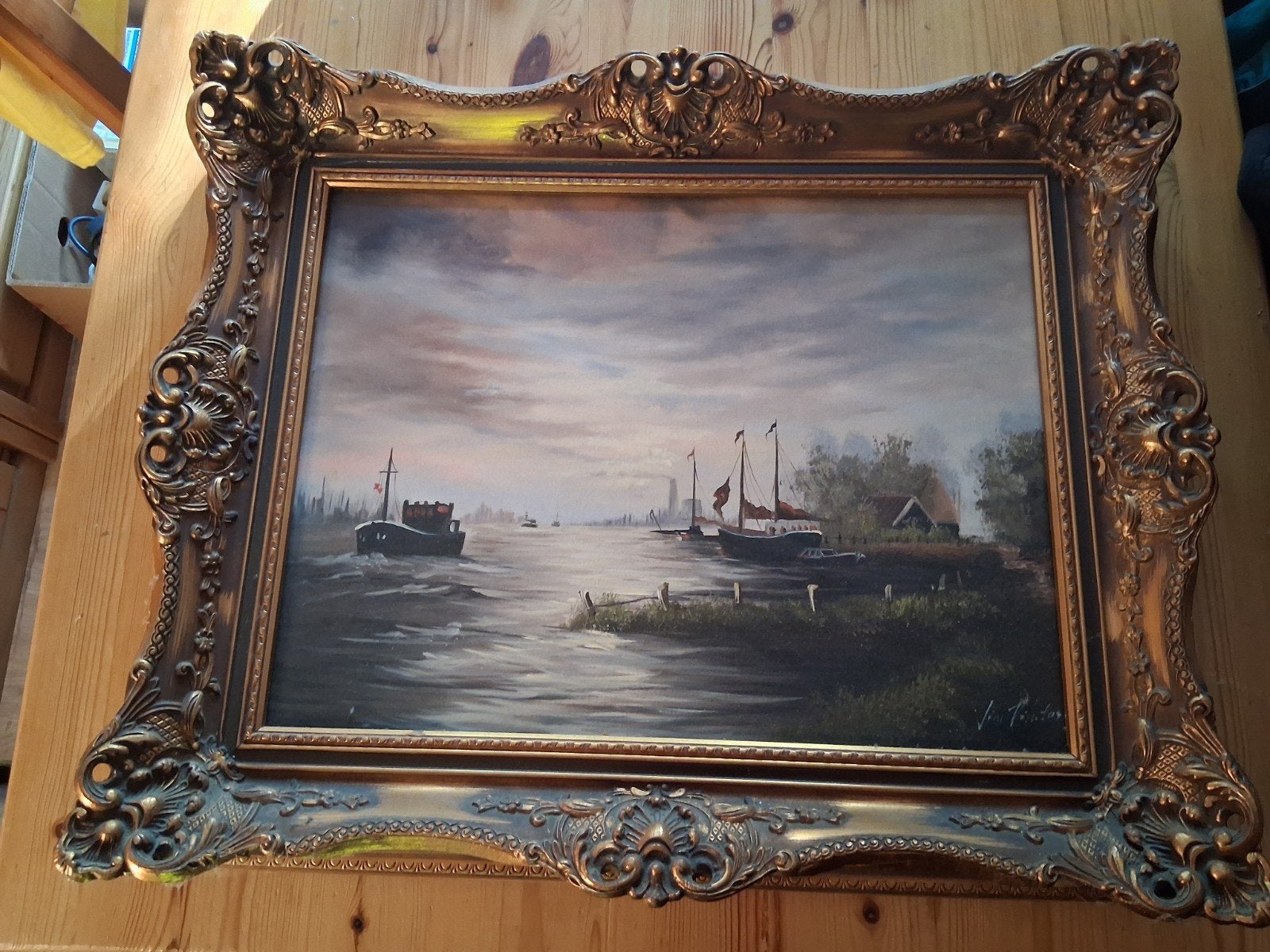 schilderij, Ophalen
