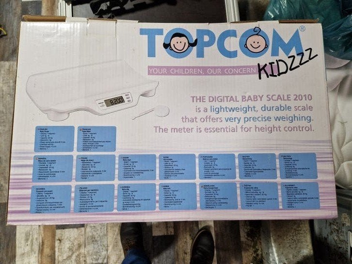 Topcom Kidzzz Digitale Babyweegschaal, Nieuw, Ophalen of Verzenden, Digitaal, Overige typen