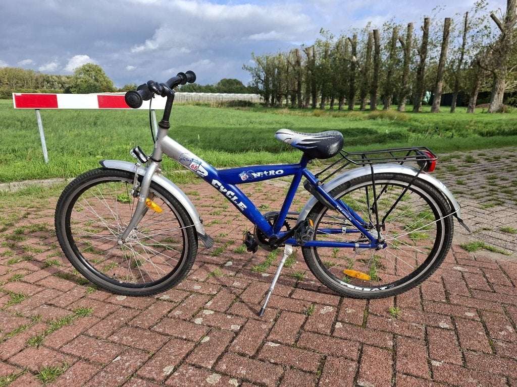 24 inch jongensfiets, Ophalen, Terugtraprem, Nitro Cycle, Handrem