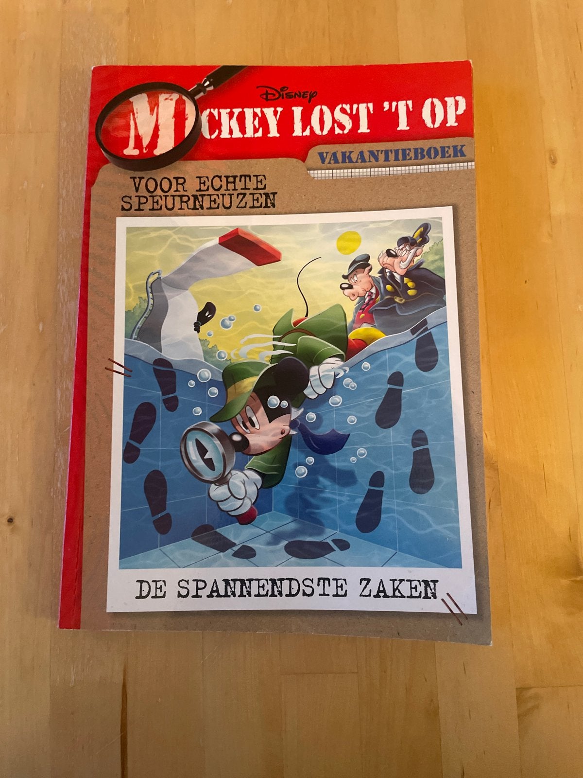Mickey Lost 't Op Vakantieboek - Voor Echte Speurneuzen, Eén stripboek, Verzenden, Gelezen