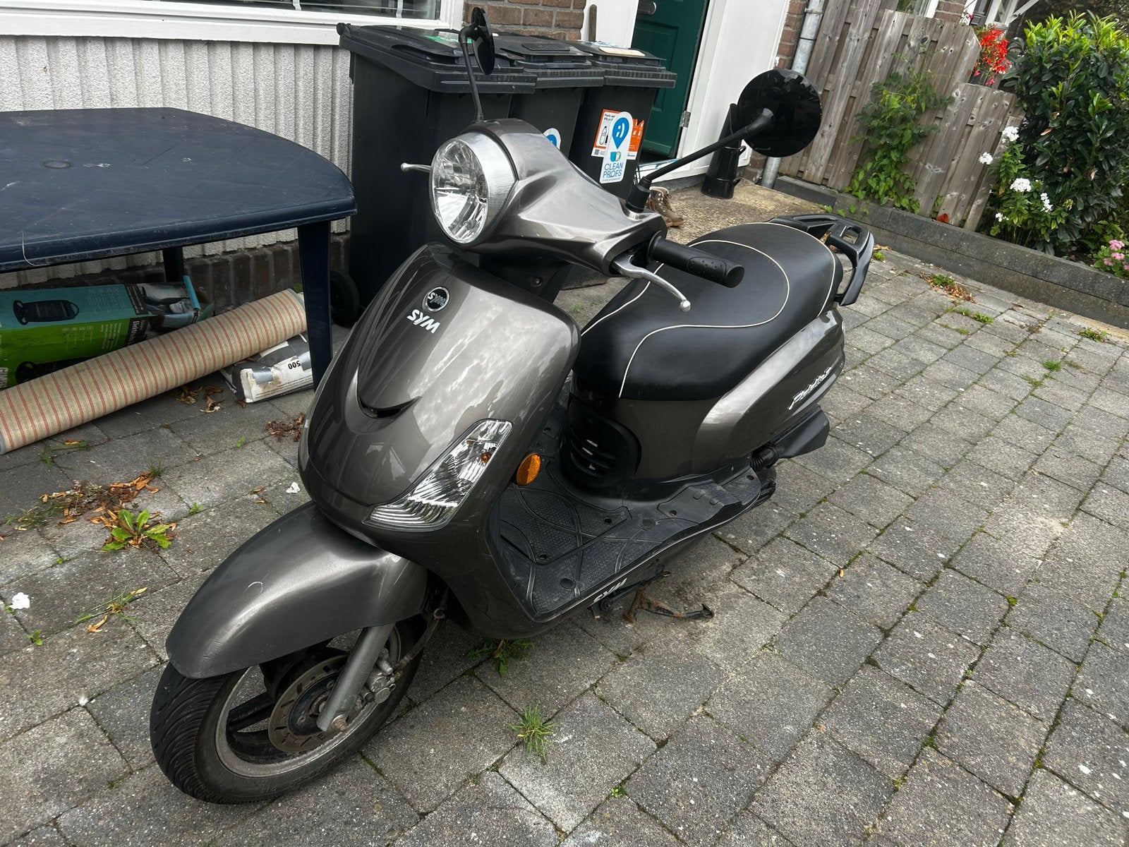 Sym Fiddle II 50S Scooter - Grijs, Goed Onderhouden, Ophalen of Verzenden, Gebruikt, Overige typen, SYM