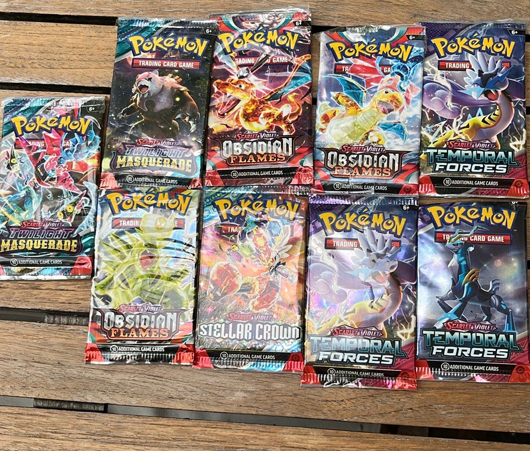 Pokémon pakjes, Ophalen, Nieuw, Meerdere kaarten