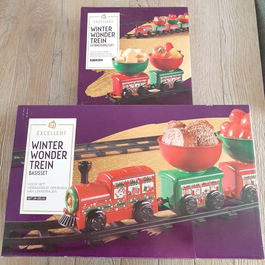 AH hamster winter wonder trein + uitbreidingsset, Verzamelen, Albert Heijn, Verzenden