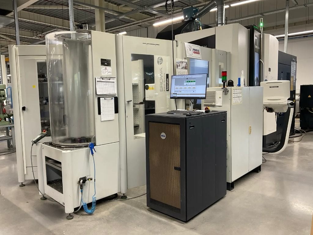 Erowa ERS robot, Ophalen