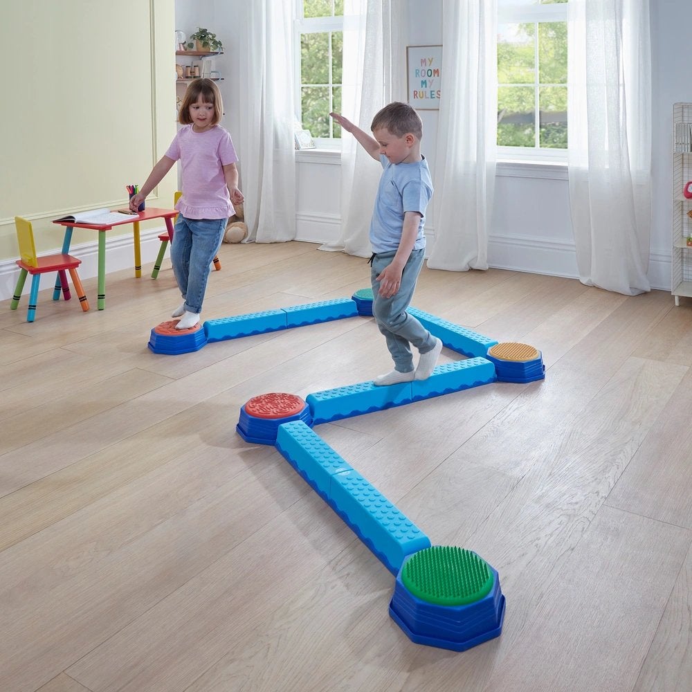 Play Factory Evenwichtsbalk Set - Balans en Coördinatie, Kinderen en Baby's, Speelgoed | Educatief en Creatief, Ophalen, Zo goed als nieuw