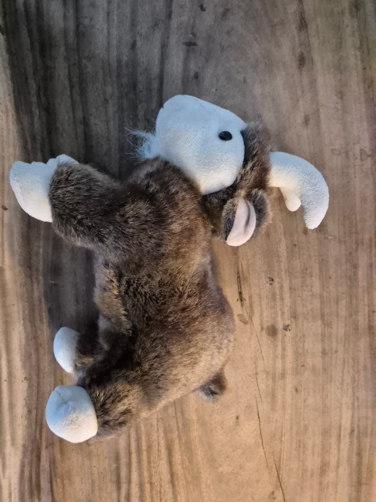Schattige bruine knuffel met hoorns, Overige merken, Overige karakters, Overige typen, Ophalen of Verzenden