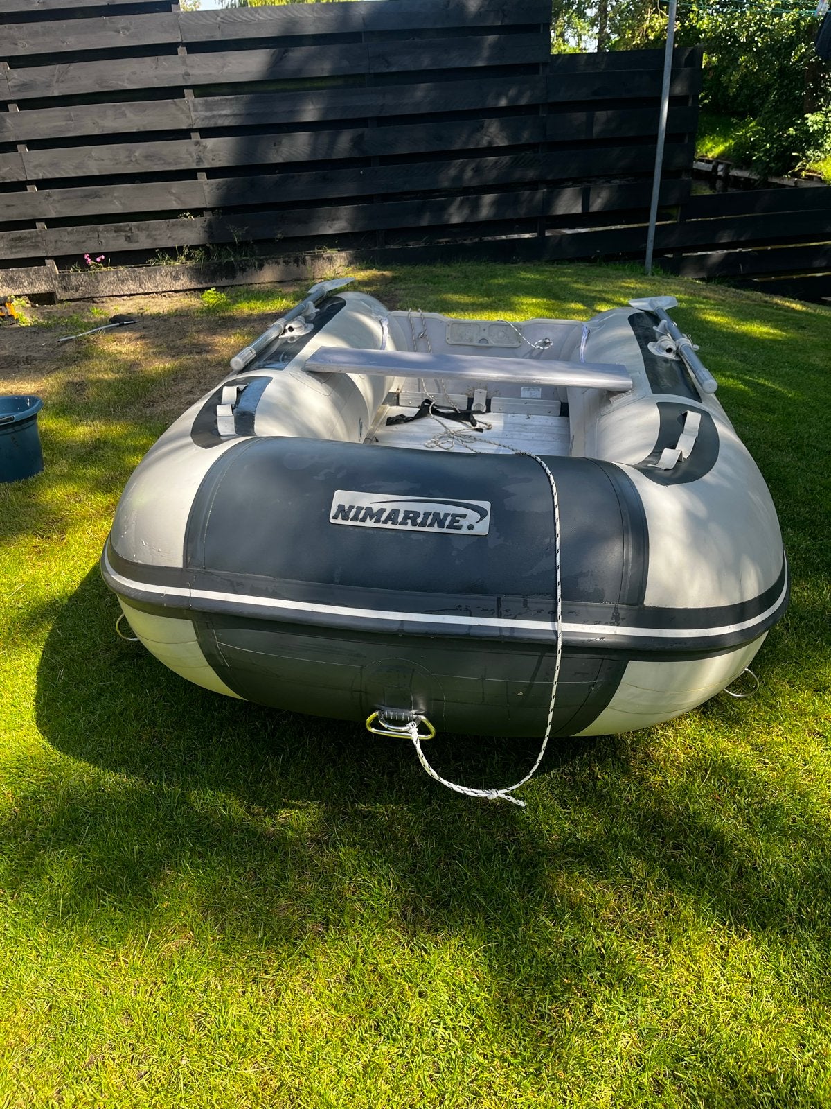 Nimarine Rubberboot met aluminium bodem en afdekzeil, Watersport en Boten, Aluminium, Gebruikt, Nimarine, Ophalen