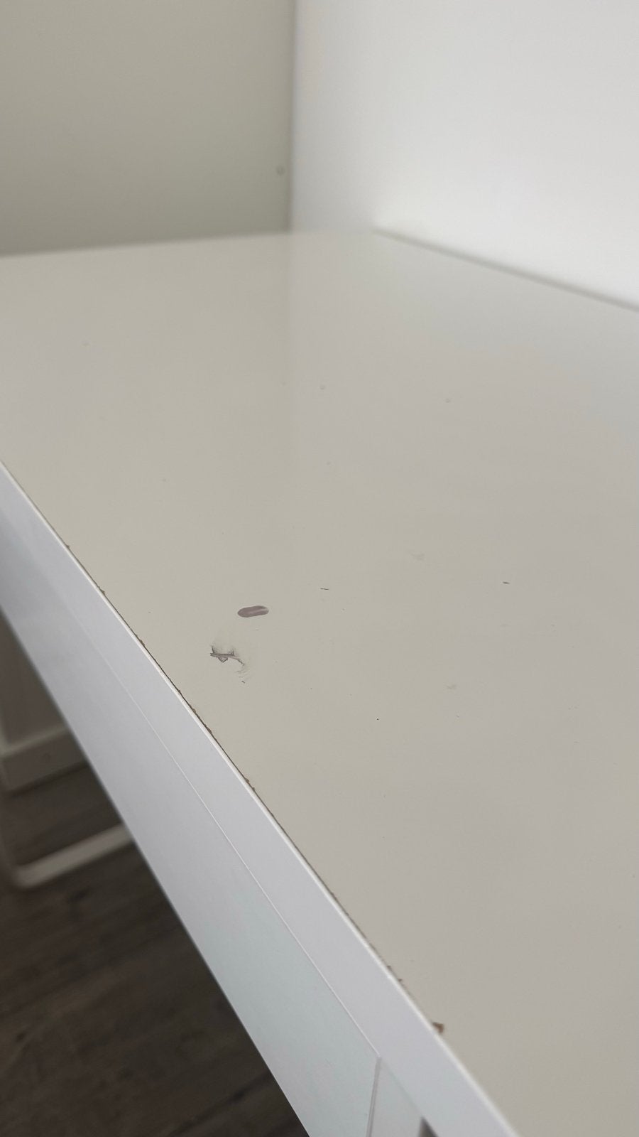 Wit bureau met lades - IKEA Linnmon / Alex stijl, Ophalen, Gebruikt, Met lades, Spaanplaat of MDF