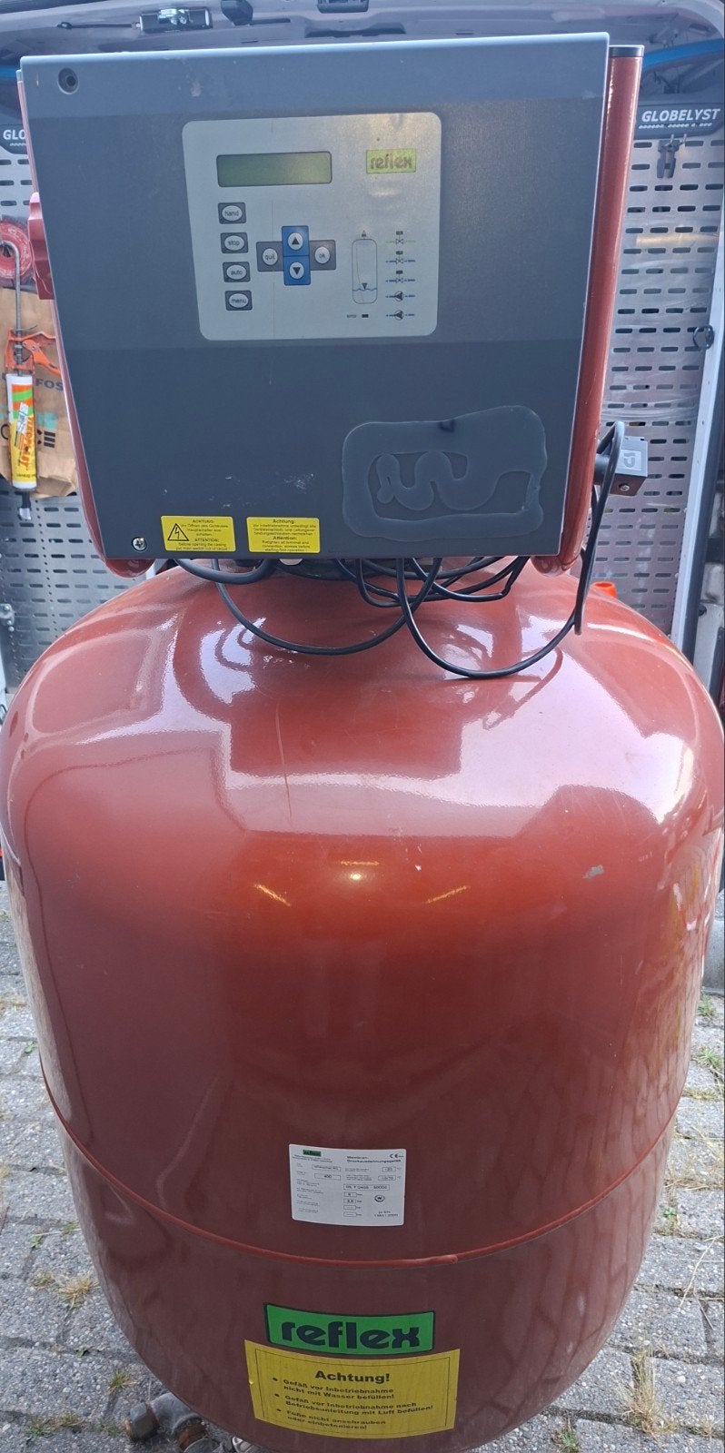 Reflex expansieautomaat,  drukverhoger ,expansievat, Tuin en Terras, Regentonnen, 150 liter of meer, Ophalen, Gebruikt, Metaal